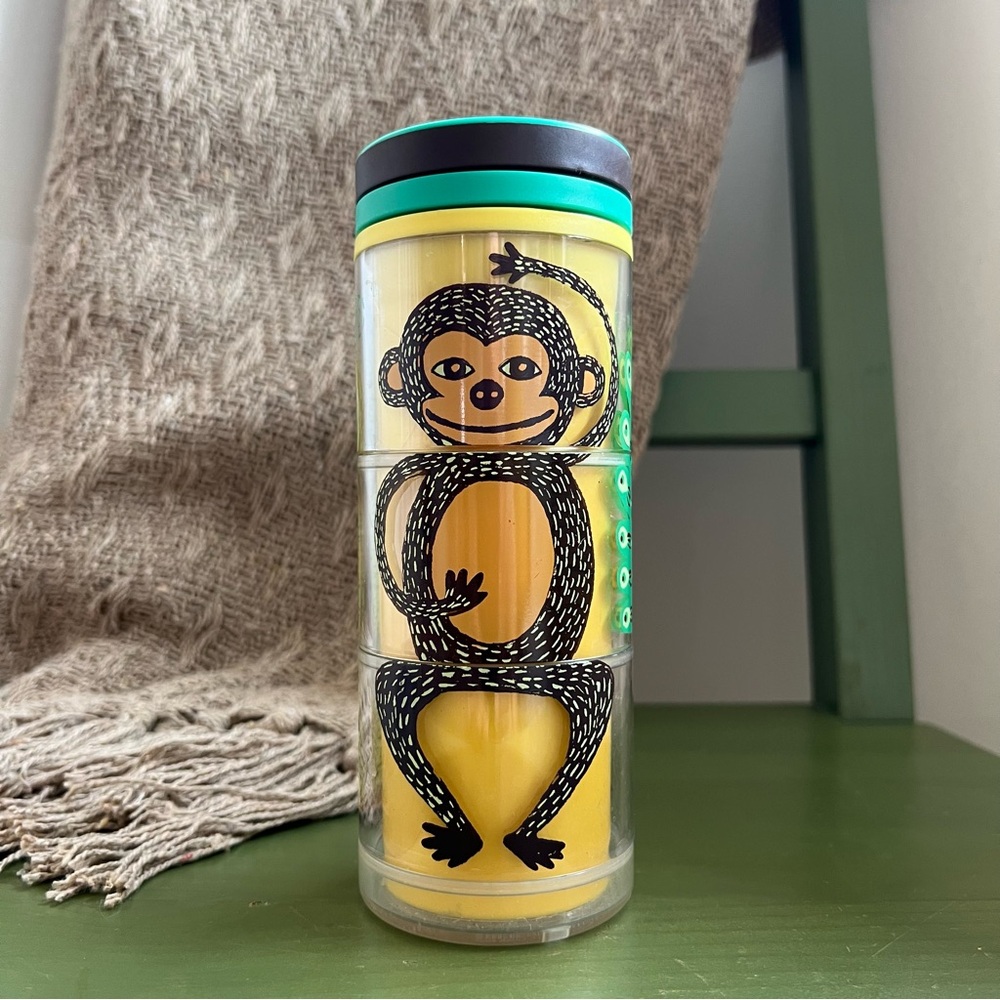 2009 Starbucks Zoo Animals Puzzle Cup 8oz Kids Tumbler